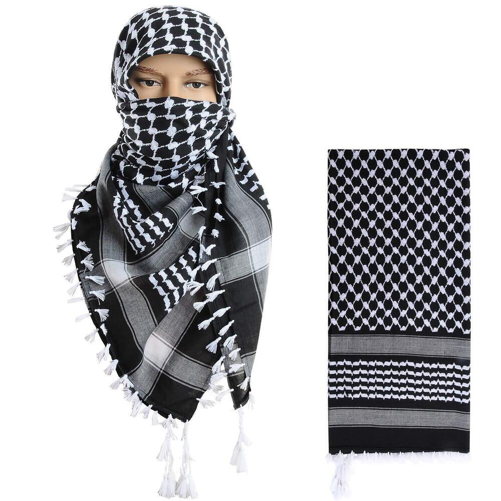 3125 Large Size Premium Shemagh Scarf Arab Military Tactical Desert Scarf